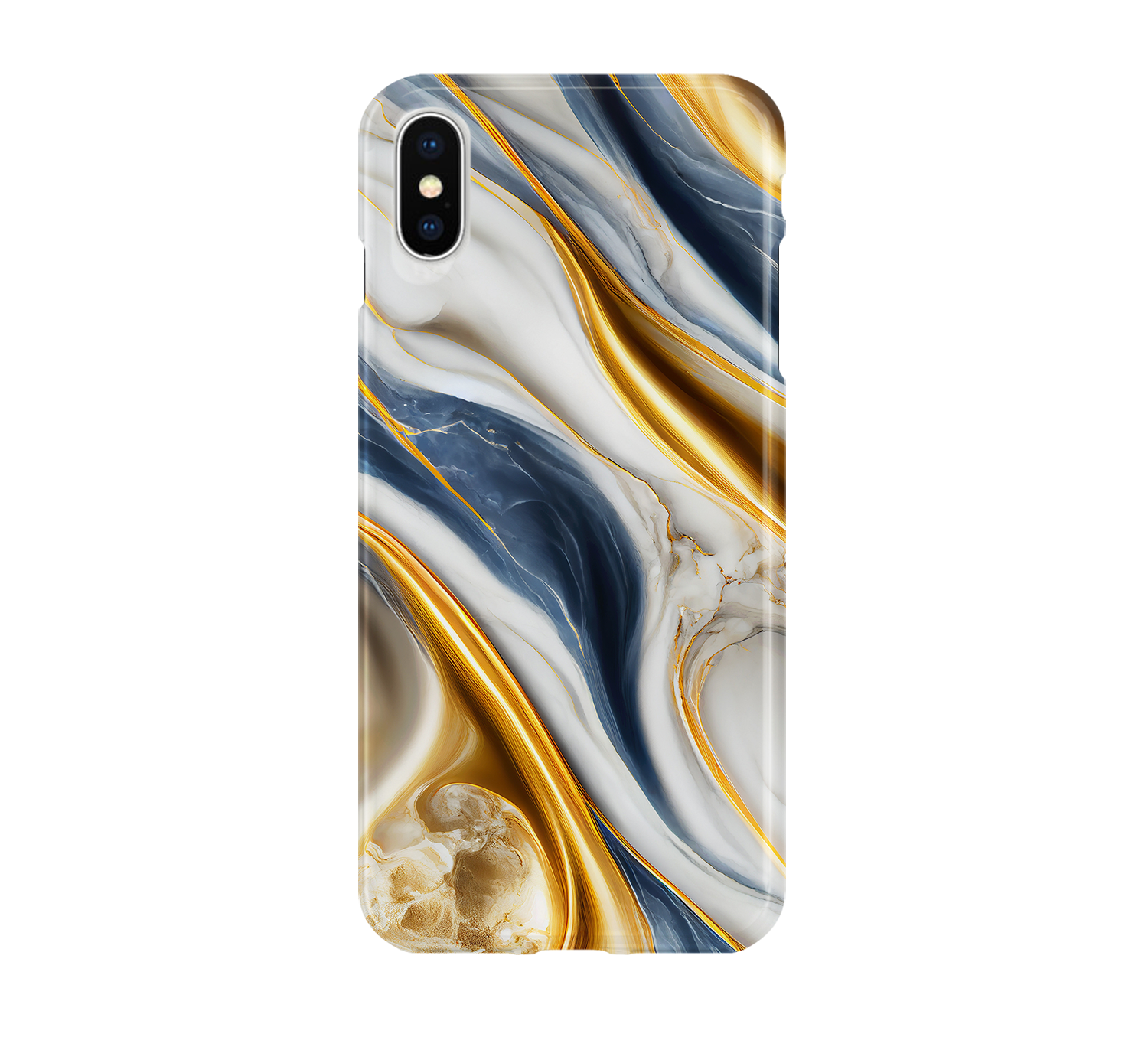 Blue White Gold Marble - Late Model