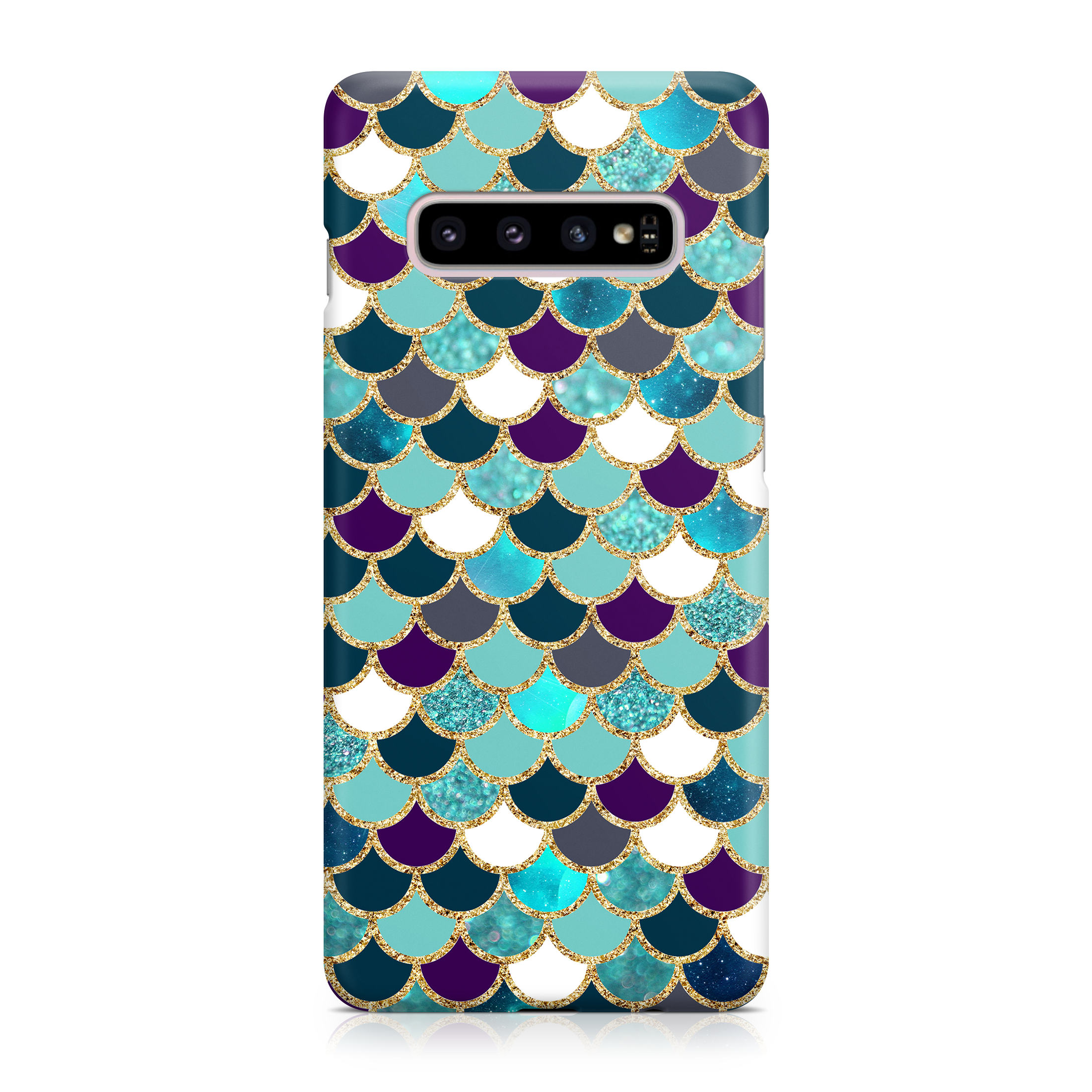 Green & Purple (Gold) Mermaid Scale - Late Model