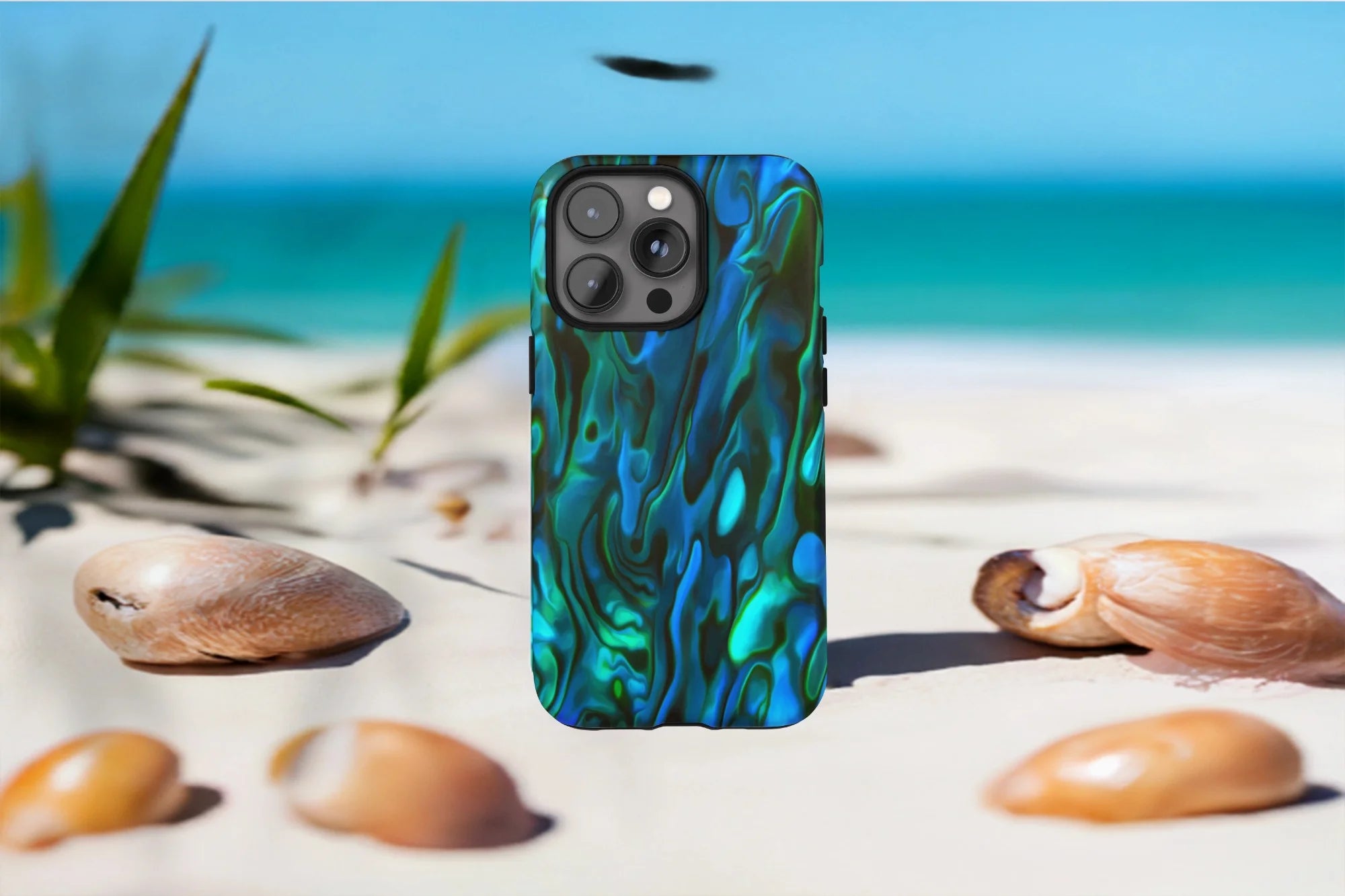 Paua Shell design on an iPhone phone 