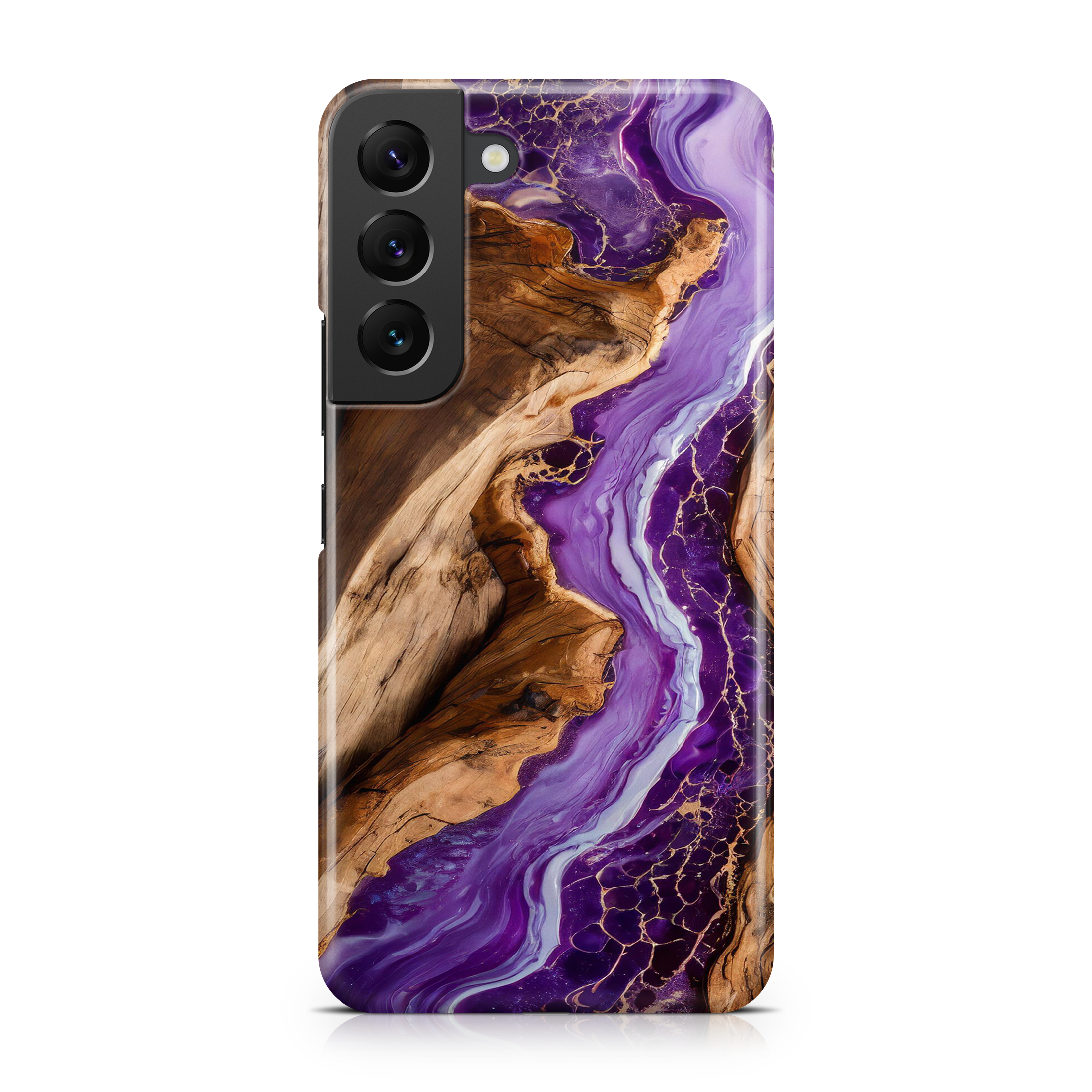 Purple Resin & Wood - Samsung