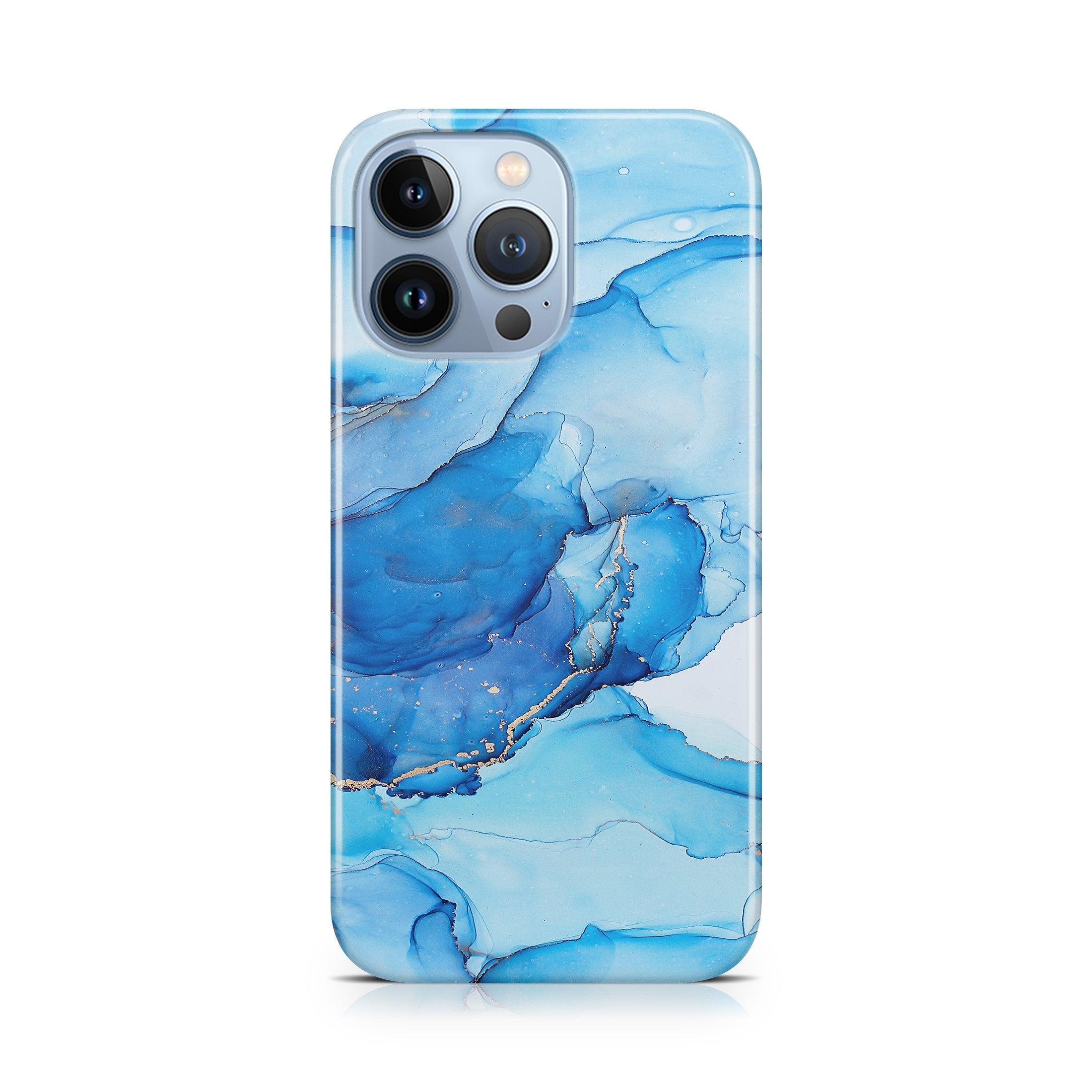 Blue Alcohol Ink iPhone