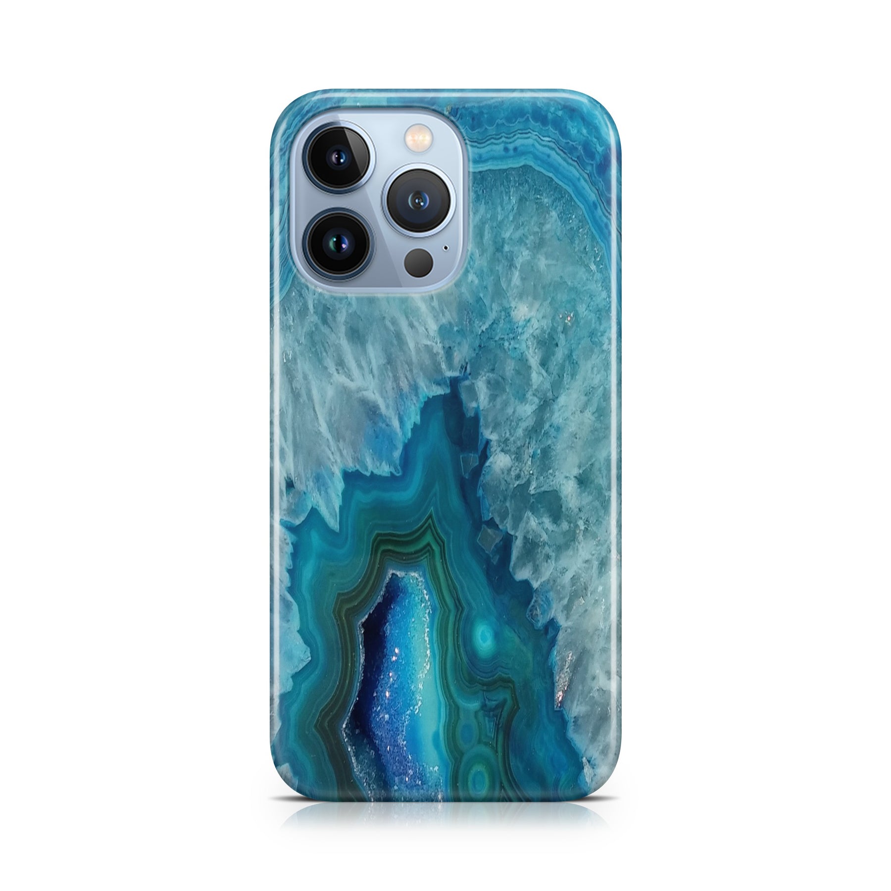 Blue Geode II Case for Apple iPhone | CaseSwagger